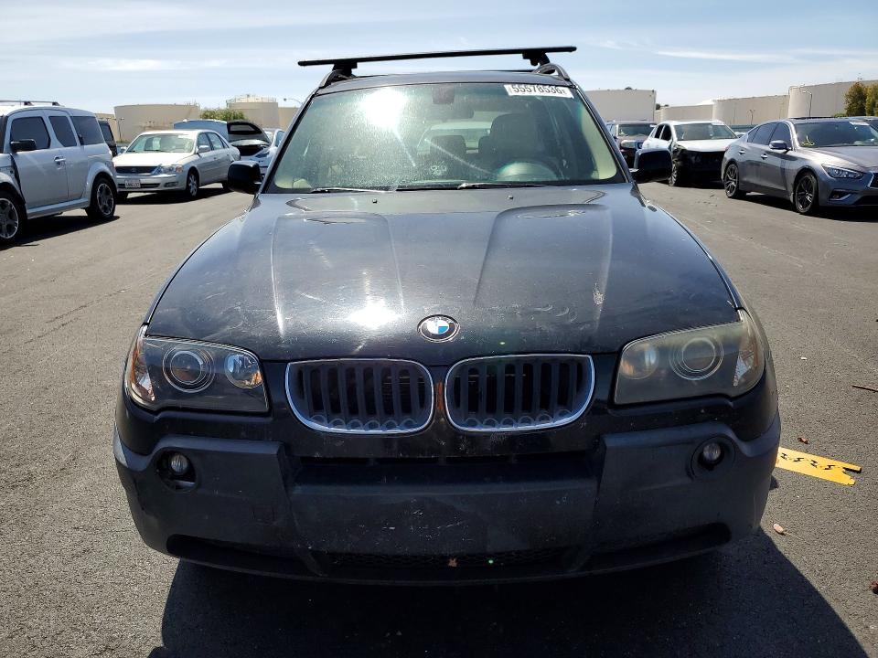 2005 BMW X3 VIN WBXPA93405WD08794 COPART salvage auction — REAR END, CA - SALVAGE CERTIFICATE, sold $275 on 2026-07-20 (photo 5)