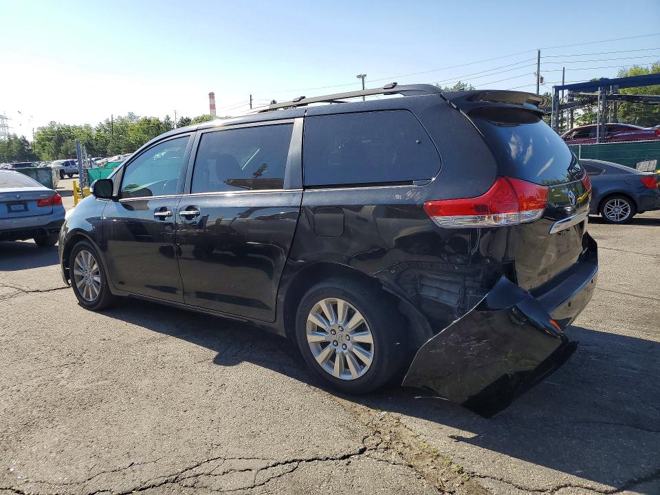 2013 Toyota Sienna VIN 5TDDK3DC8DS069927 COPART salvage auction — REAR END, Co - Public - Salvage Title, sold $3,000 on 2026-07-13 (photo 2)