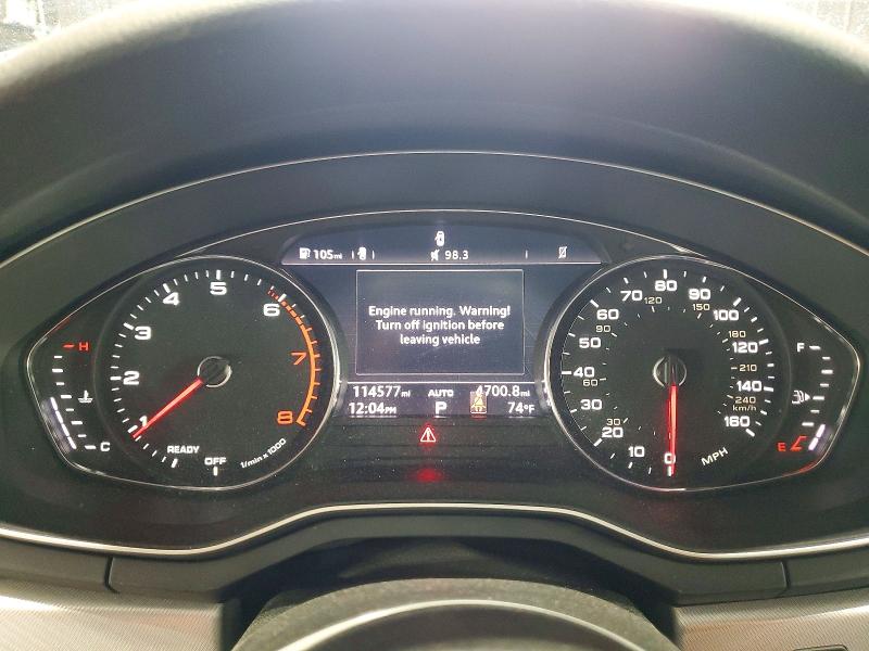 2019 Audi VIN WAUDNAF43KA023592 COPART salvage auction — FRONT END, Ny - Mv-907A Salvage Certificate, sold $4,250 on 2026-07-13 (photo 9)