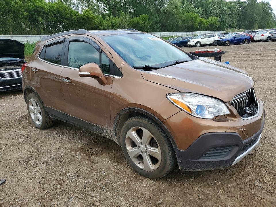 2016 Buick Encore VIN KL4CJASB6GB643881 COPART salvage auction — FRONT END, Mi - Certificate Of Title, sold $200 on 2026-07-29 (photo 4)