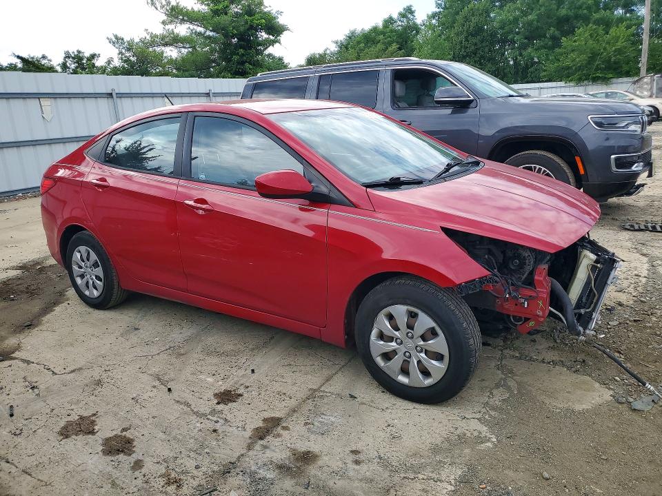 2016 Hyundai Accent VIN KMHCT4AE8GU991081 COPART salvage auction — FRONT END, Nj - Cert Of Title-Salvage, sold $850 on 2026-07-08 (photo 4)