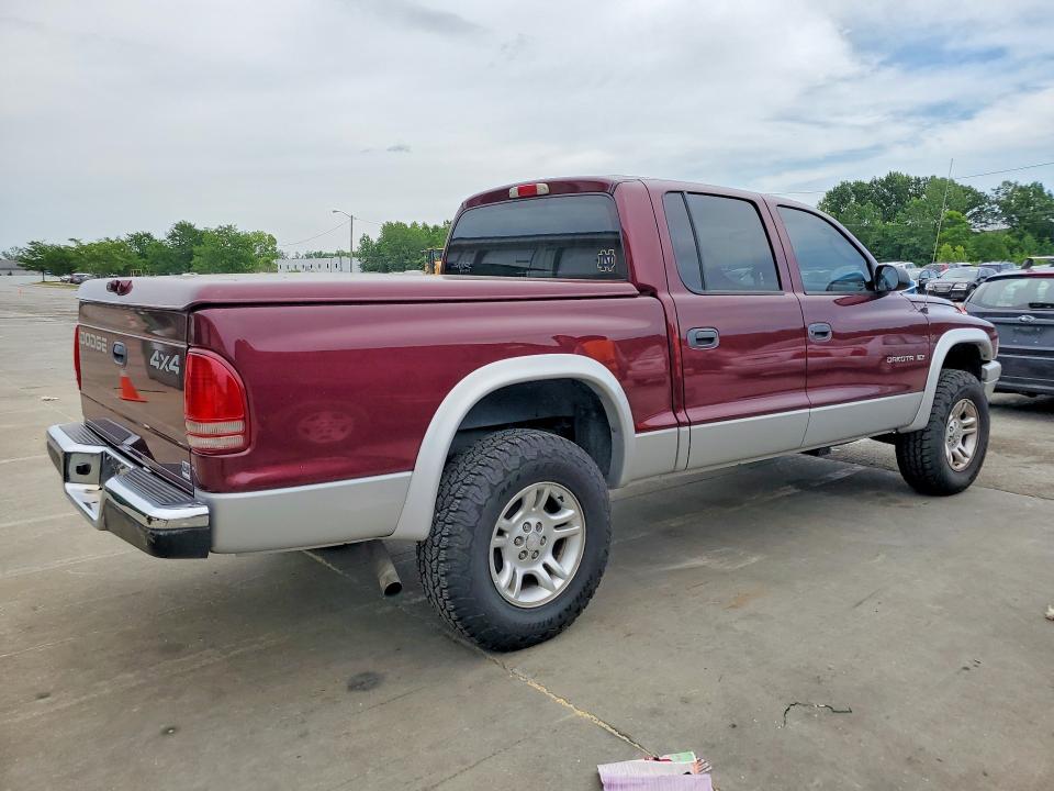 2002 Dodge Dakota VIN 1B7HG48N02S591461 COPART salvage auction — NORMAL WEAR, IN - CERTIFICATE OF TITLE, sold $2,850 on 2026-07-09 (photo 3)