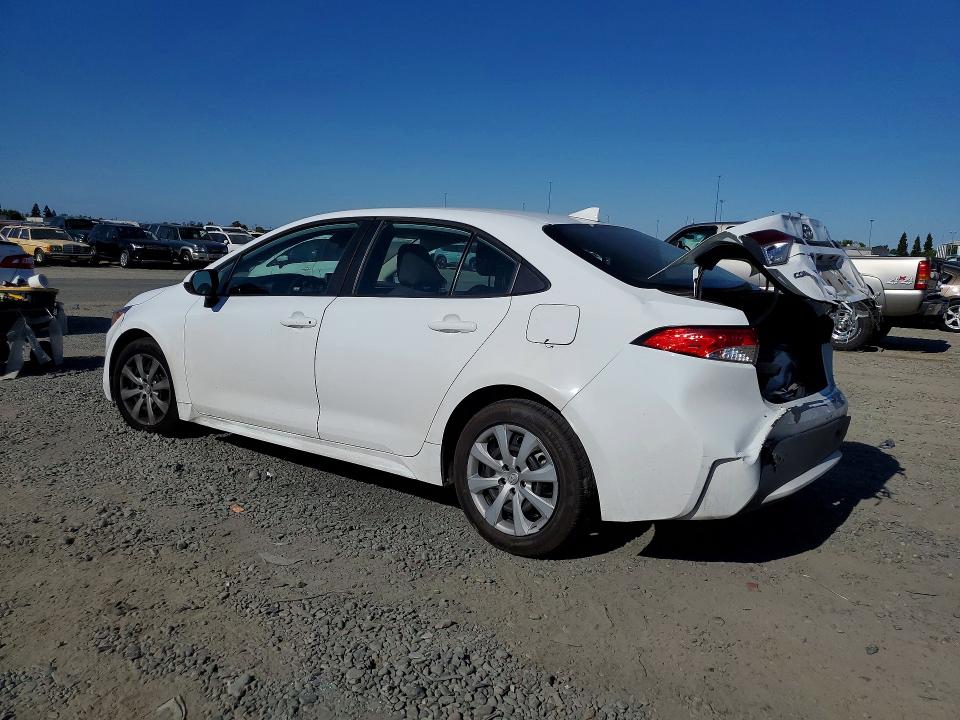 2021 Toyota VIN 5YFEPMAE1MP189241 COPART salvage auction — REAR END, Ca - Salvage Certificate, sold $6,000 on 2026-07-14 (photo 2)