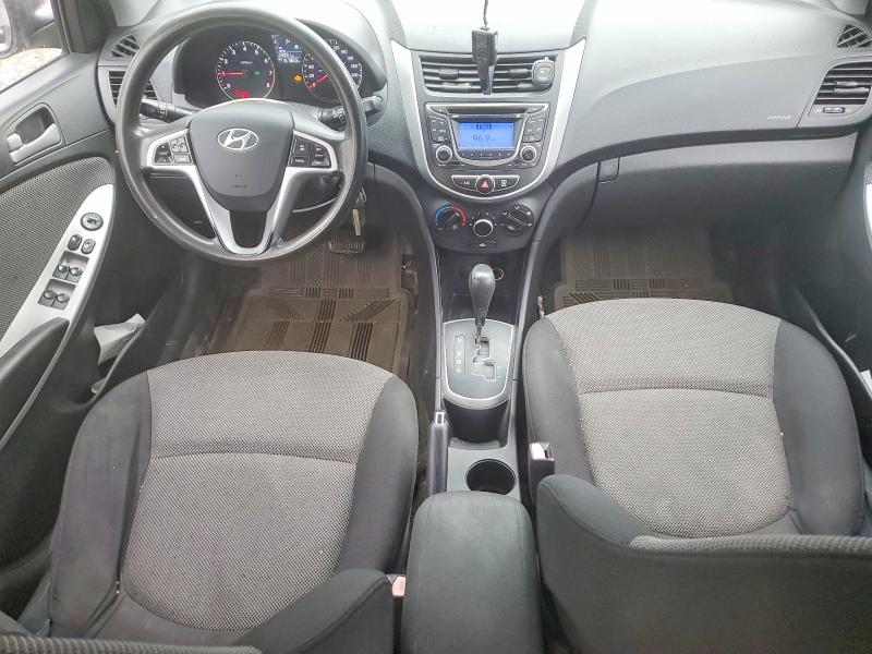 2012 Hyundai Accent VIN KMHCT5AE2CU032193 COPART salvage auction — REAR END, Ns - Cert Of Registration, sold $800 on 2026-07-16 (photo 8)