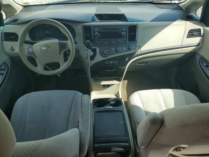 2012 Toyota Sienna VIN 5TDKK3DC8CS244425 COPART salvage auction — REAR END, Ny - Cert Of Title-Rebuilt Salvage, sold $550 on 2026-07-06 (photo 8)