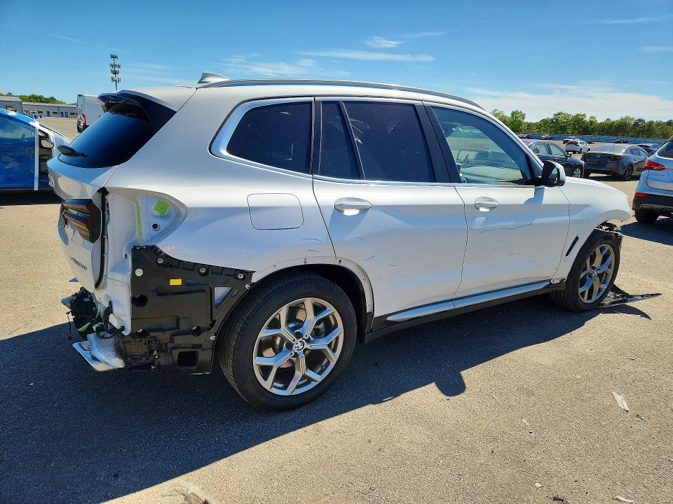 2024 BMW X3 VIN WBX57DP06RN309621 COPART salvage auction — ALL OVER, Ny - Mv-907A Salvage Certificate, sold $12,600 on 2026-08-03 (photo 3)