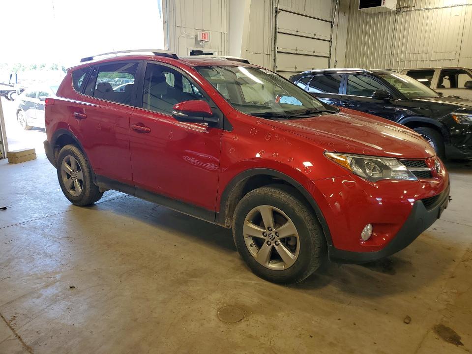 2015 Toyota VIN JTMRFREVXFD160340 COPART salvage auction — HAIL, Mn - Cert Of Title-Salvage, sold $2,300 on 2026-07-21 (photo 4)