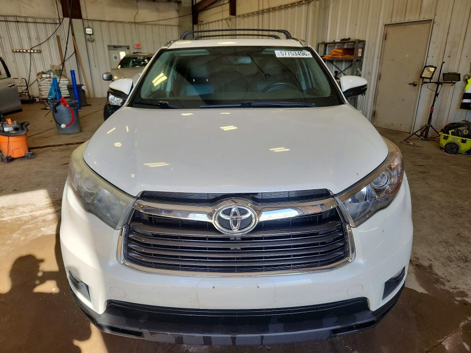 2015 Toyota VIN 5TDJKRFH2FS183293 COPART salvage auction — HAIL, Wi - Certificate Of Title, sold $6,200 on 2026-07-20 (photo 5)