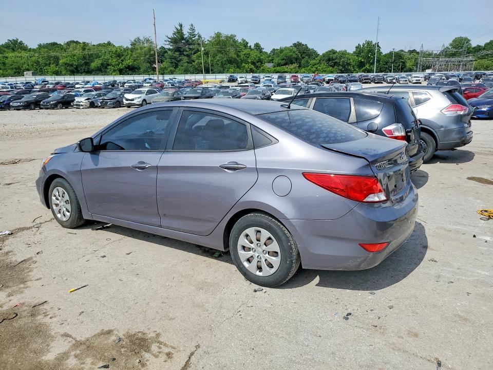 2016 Hyundai Accent VIN KMHCT4AE3GU064182 COPART salvage auction — ROLLOVER, Ky - Cert Of Title-Salvage, sold $475 on 2026-07-15 (photo 2)