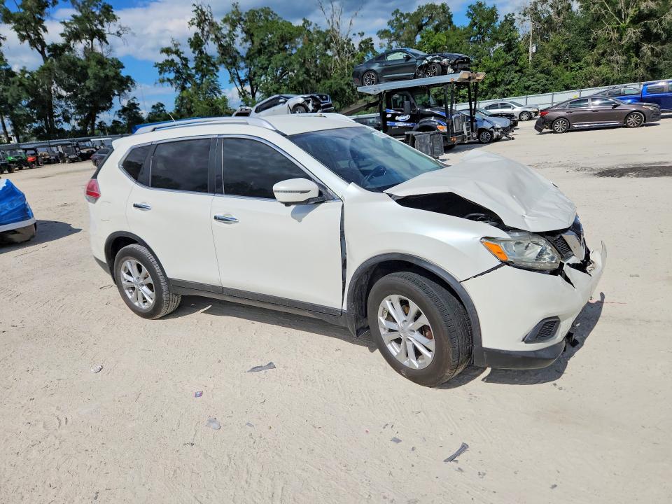 2016 Nissan Rogue VIN KNMAT2MV3GP631808 COPART salvage auction — FRONT END, Fl - Cert Of Title Slvg Rebuildable, sold $1,300 on 2026-07-14 (photo 4)