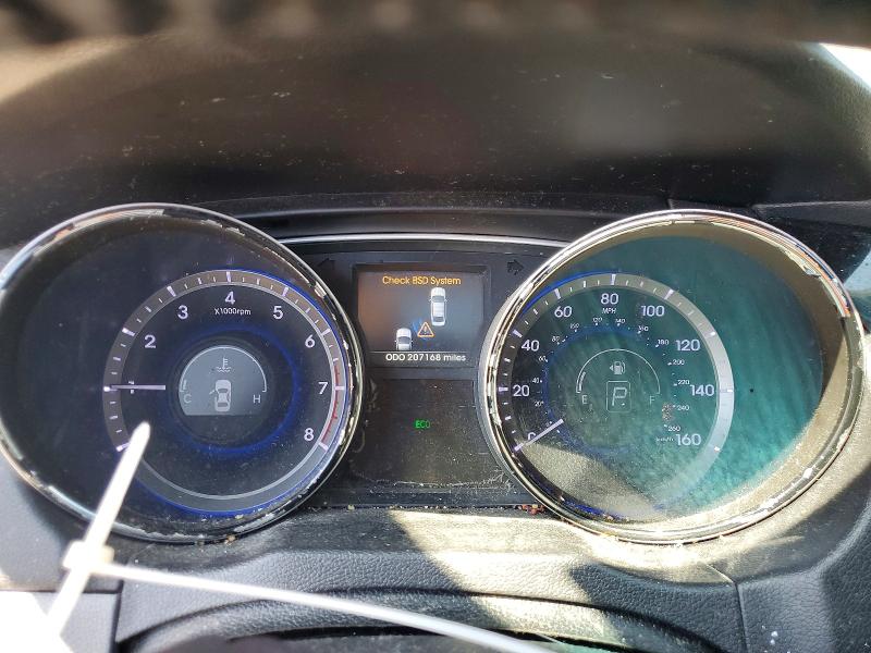 2014 Hyundai Sonata VIN 5NPEC4ACXEH853545 COPART salvage auction — FRONT END, Tn - Salvage Certificate, sold $600 on 2026-07-08 (photo 9)