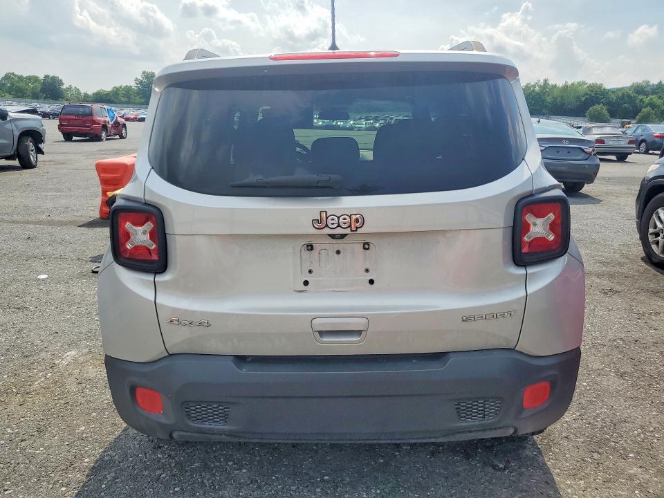 2018 Jeep VIN ZACCJBAB9JPH18566 COPART salvage auction — FRONT END, Pa - Certificate Of Salvage, sold $1,100 on 2026-08-11 (photo 6)