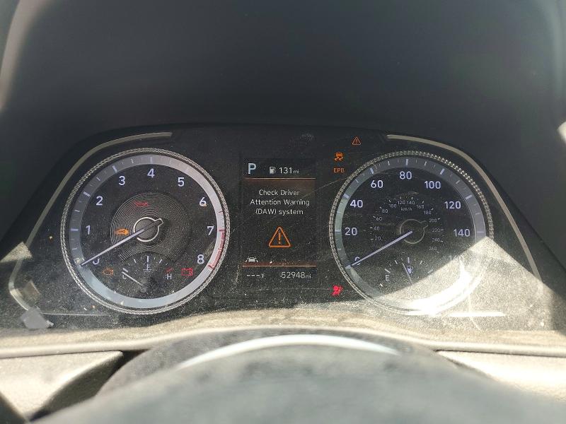 2021 Hyundai Sonata VIN KMHL64JA2MA166090 COPART salvage auction — FRONT END, Sc - Certificate Of Title, sold $2,000 on 2026-07-07 (photo 9)
