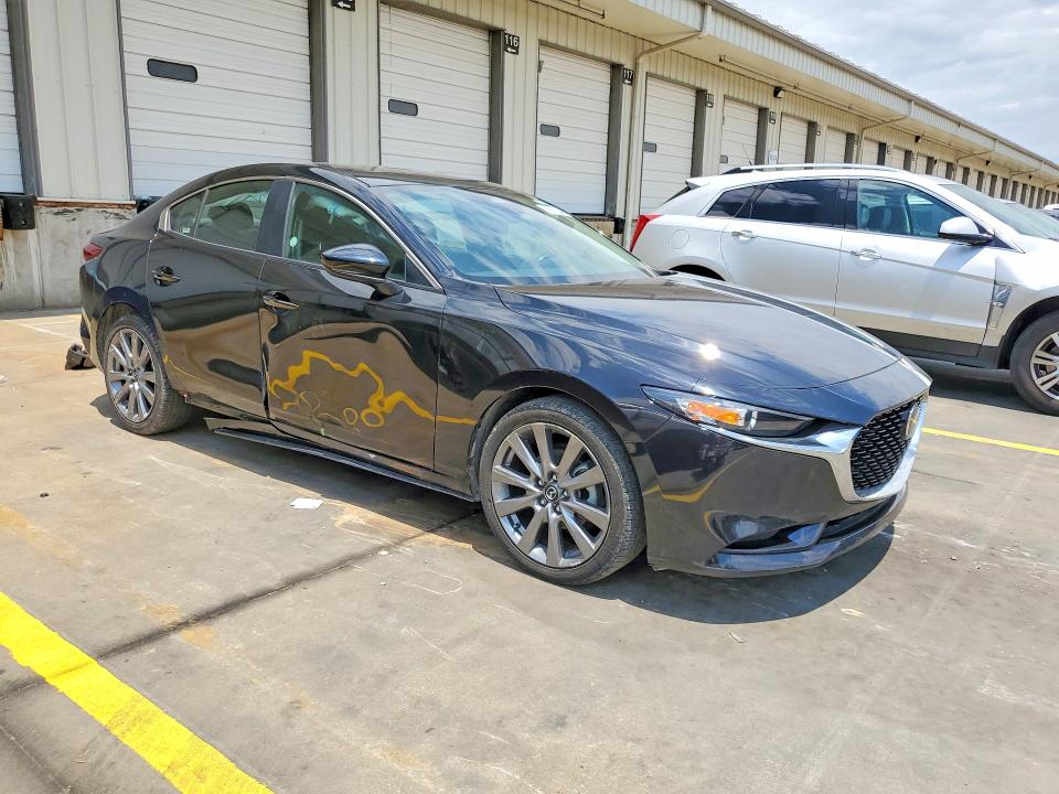 2025 Mazda 3 VIN 3MZBPACM6SM454579 COPART salvage auction — SIDE, Fl - Cert Of Title Slvg Rebuildable, sold $10,000 on 2026-07-30 (photo 4)
