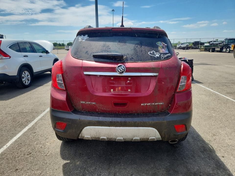 2013 Buick . VIN KL4CJBSB5DB034153 COPART salvage auction — WATER/FLOOD, Oh - Certificate Of Title, sold $400 on 2026-07-10 (photo 6)