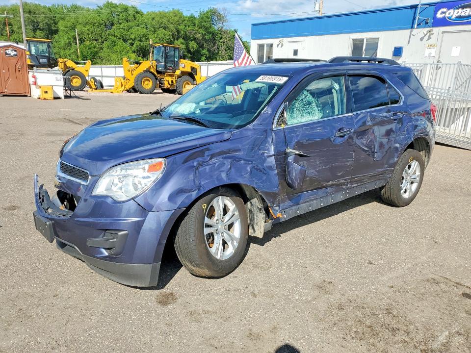 2014 Chevrolet VIN 2GNFLFEK3E6136241 COPART salvage auction — FRONT END, Mn - Cert Of Title-Salvage, sold $625 on 2026-07-02 (photo 1)
