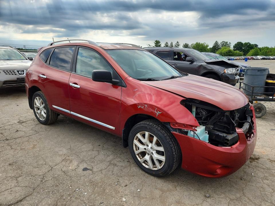 2013 Nissan VIN JN8AS5MV2DW613441 COPART salvage auction — REAR END, Pa - Certificate Of Salvage, sold $400 on 2026-07-17 (photo 4)