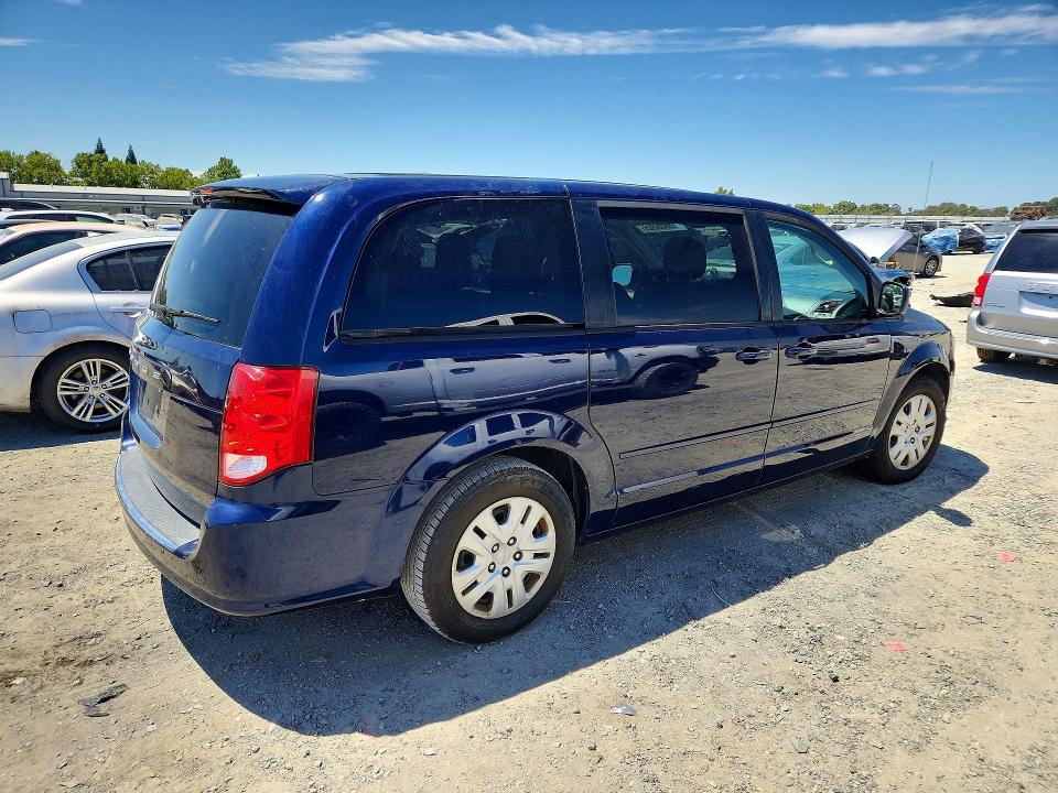 2017 Dodge Caravan VIN 2C4RDGBG1HR637334 COPART salvage auction — MINOR DENT/SCRATCHES, Salvage Title, sold $1,000 on 2026-07-23 (photo 3)