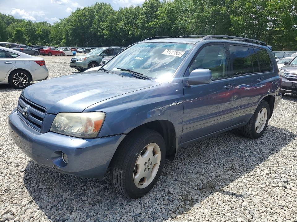 2005 Toyota Highlander VIN JTEEP21A650128606 COPART salvage auction — NORMAL WEAR, Ma - Certificate Of Title, sold $1,750 on 2026-07-06 (photo 1)