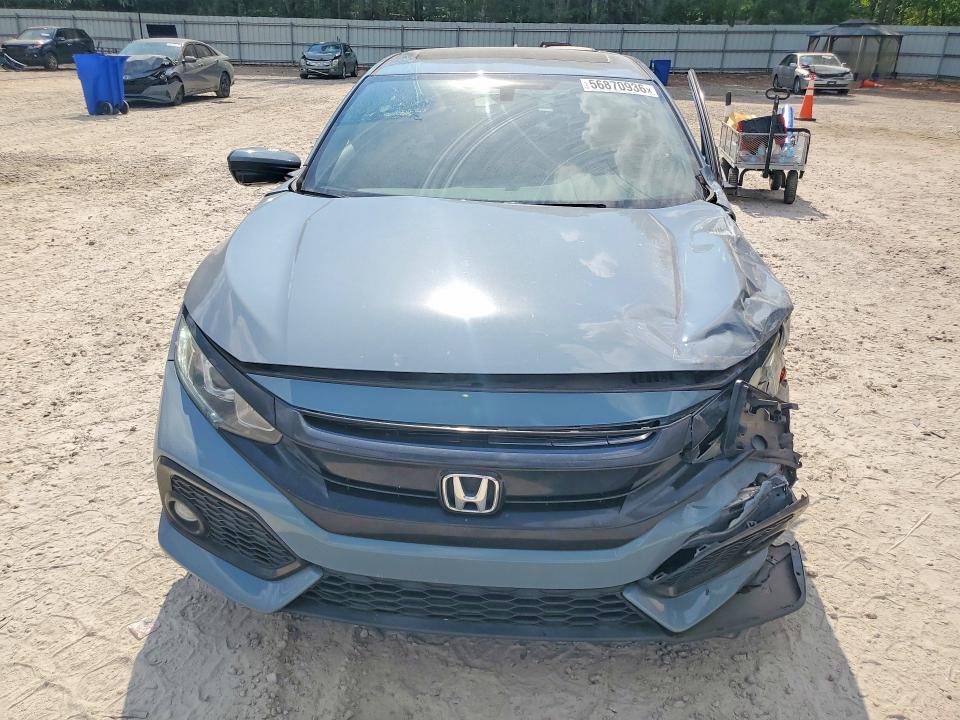 2018 Honda Civic VIN SHHFK7H53JU211837 COPART salvage auction — FRONT END, Nc - Salvage Certificate Of Title, sold $1,850 on 2026-07-24 (photo 5)