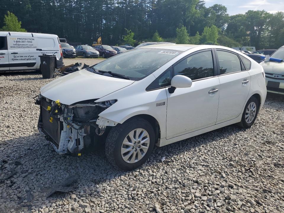 2013 Toyota Prius VIN JTDKN3DP9D3044859 COPART salvage auction — FRONT END, Ma - Cert Of Title-Reconstrctd Coll, sold $3,650 on 2026-07-06 (photo 1)