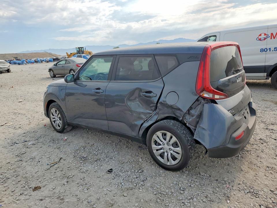 2022 Kia Soul VIN KNDJ23AU7N7828742 COPART salvage auction — REAR END, Ut - Salvage Certificate, sold $4,450 on 2026-07-10 (photo 2)