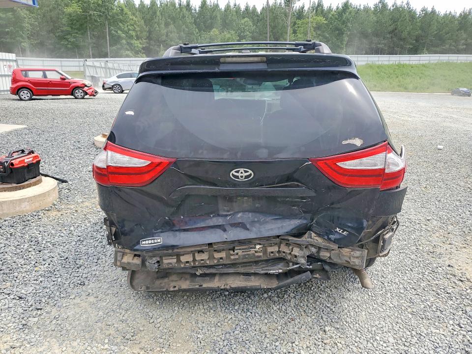 2015 Toyota Sienna VIN 5TDYK3DC3FS584158 COPART salvage auction — REAR END, NC - SALVAGE CERTIFICATE OF TITLE, sold $225 on 2026-07-23 (photo 6)