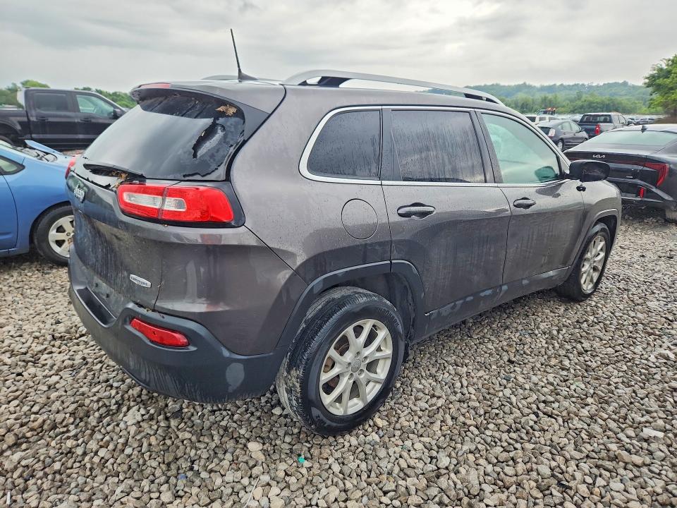 2016 Jeep Cherokee VIN 1C4PJLCB8GW136586 COPART salvage auction — HAIL, Wv - Salvage Certificate, sold $1,050 on 2026-07-22 (photo 3)