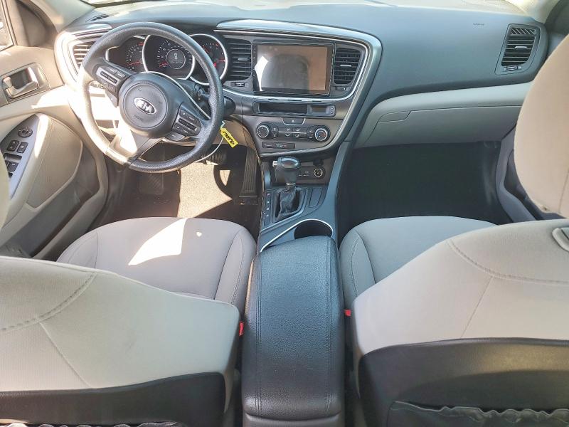 2015 Kia Optima VIN 5XXGM4A77FG499473 COPART salvage auction — VANDALISM, Ca - Salvage Certificate, sold $1,300 on 2026-07-23 (photo 8)