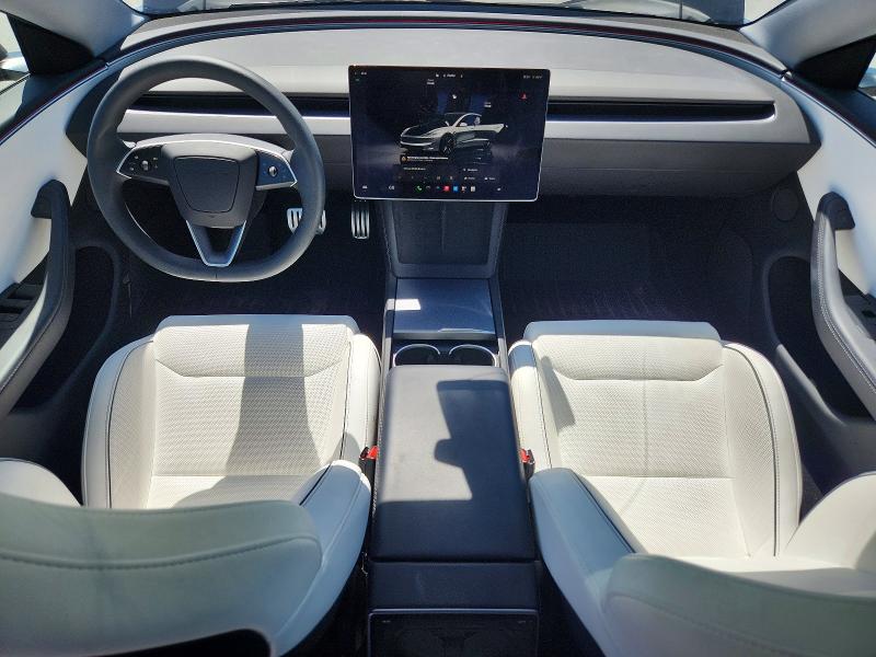 2025 Tesla Model 3 VIN 5YJ3E1ET5SF983365 COPART salvage auction — HAIL, Ok - Cert Of Title-Salvage, sold $18,700 on 2026-07-22 (photo 8)