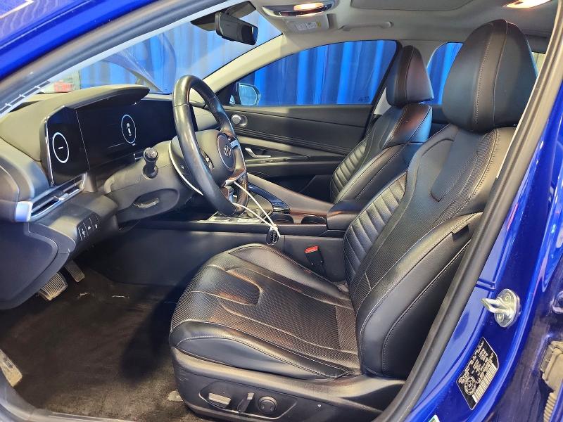 2022 Hyundai Elantra VIN KMHLN4AGXNU332427 COPART salvage auction — MINOR DENT/SCRATCHES, On - Permit No Brand - Unfit (P), sold $10,700 on 2026-07-03 (photo 7)