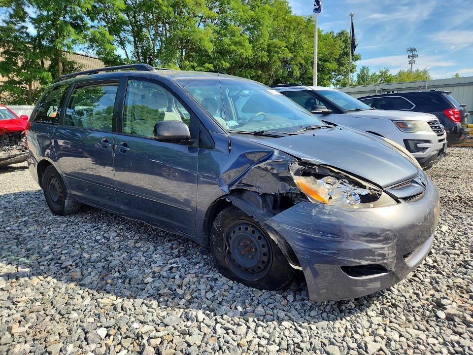 2010 Toyota Sienna VIN 5TDKK4CC4AS296848 COPART salvage auction — FRONT END, MA - CERT OF TITLE-RECONSTRCTD COLL, sold $625 on 2026-07-08 (photo 4)