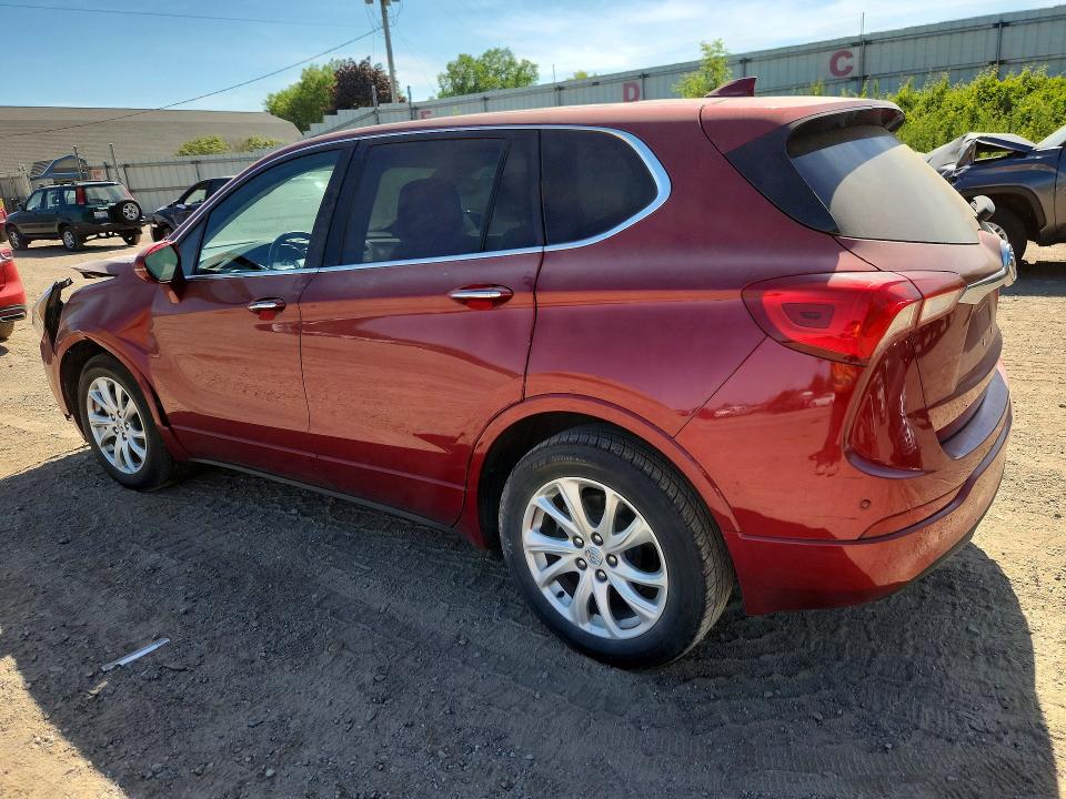 2019 Buick Envision VIN LRBFXBSA9KD058125 COPART salvage auction — FRONT END, Mi - Certificate Of Title, sold $250 on 2026-07-22 (photo 2)