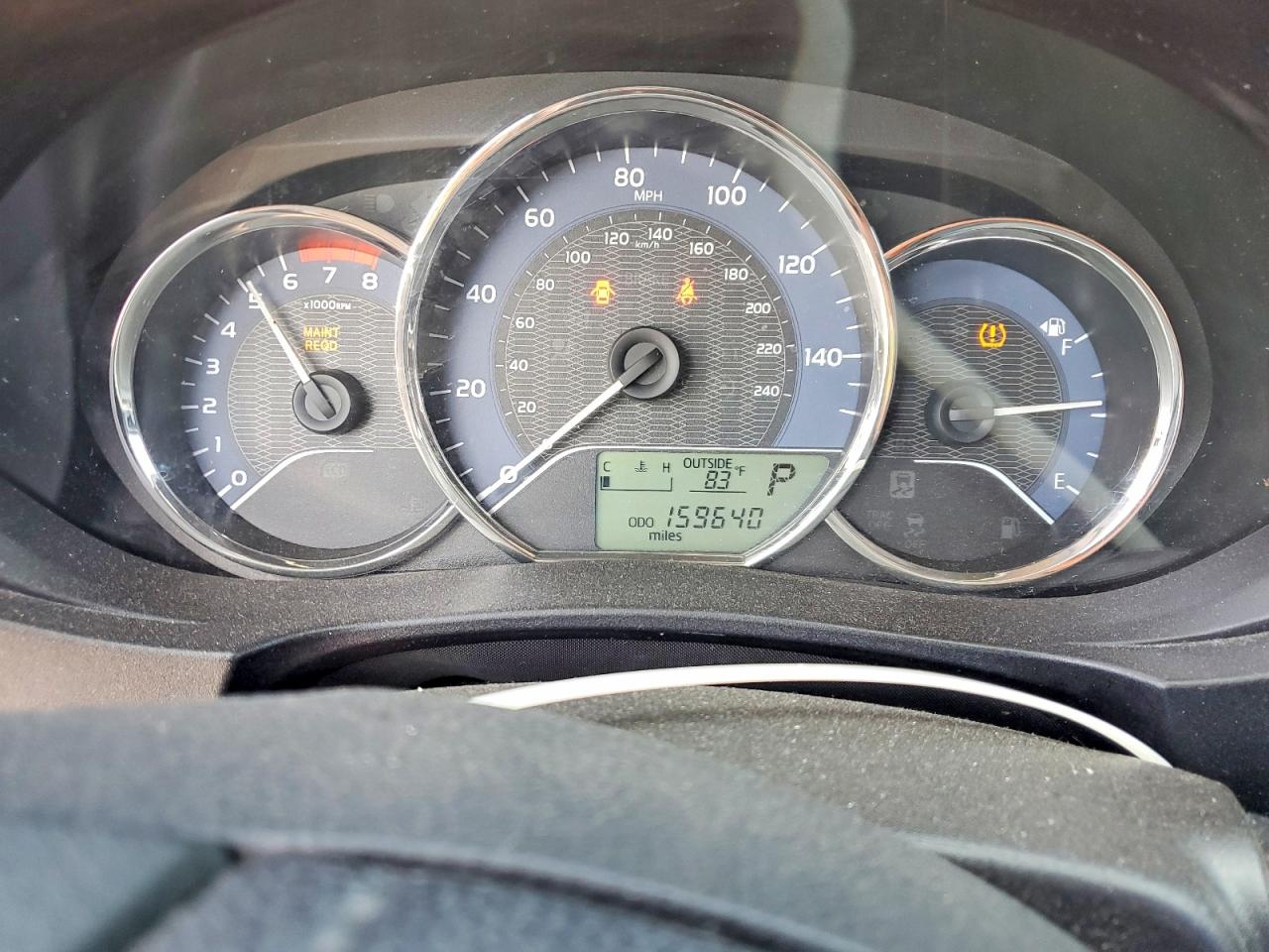 2015 Toyota Corolla VIN 2T1BURHE4FC310880 COPART salvage auction — Front End, AL - CERT OF TITLE-SALVAGE TITLE, sold $1,550 on 2026-07-09 (photo 9)