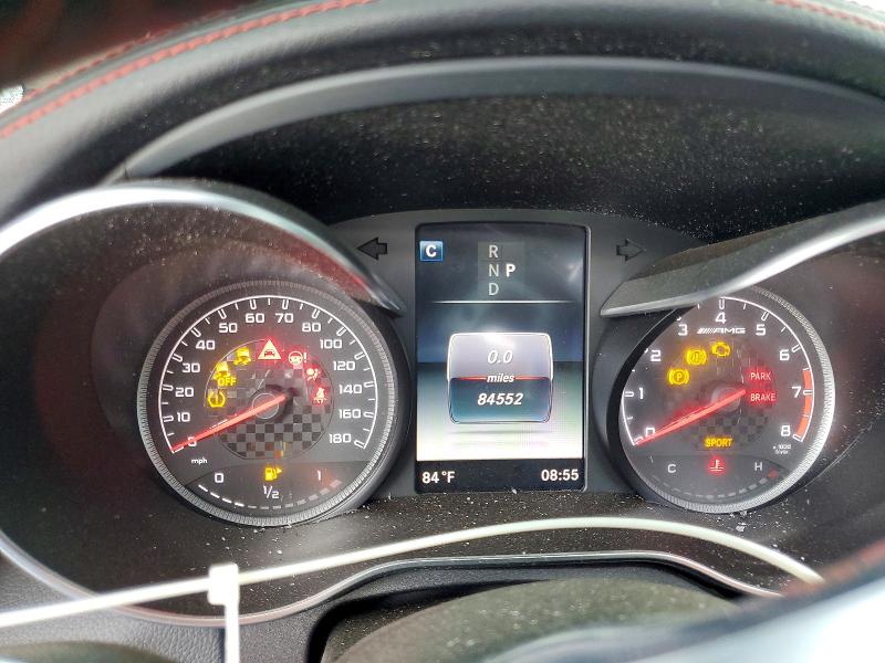 2018 Mercedes-benz C-klasse amg VIN 55SWF6EB3JU243356 COPART salvage auction — ROLLOVER, Fl - Certificate Of Title (P), sold $2,950 on 2026-07-02 (photo 9)