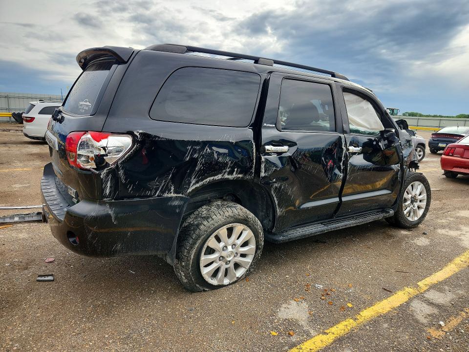 2013 Toyota Sequoia VIN 5TDDW5G15DS085027 COPART salvage auction — ALL OVER, Ks - Cert Of Title-Salvage, sold $1,500 on 2026-07-22 (photo 3)