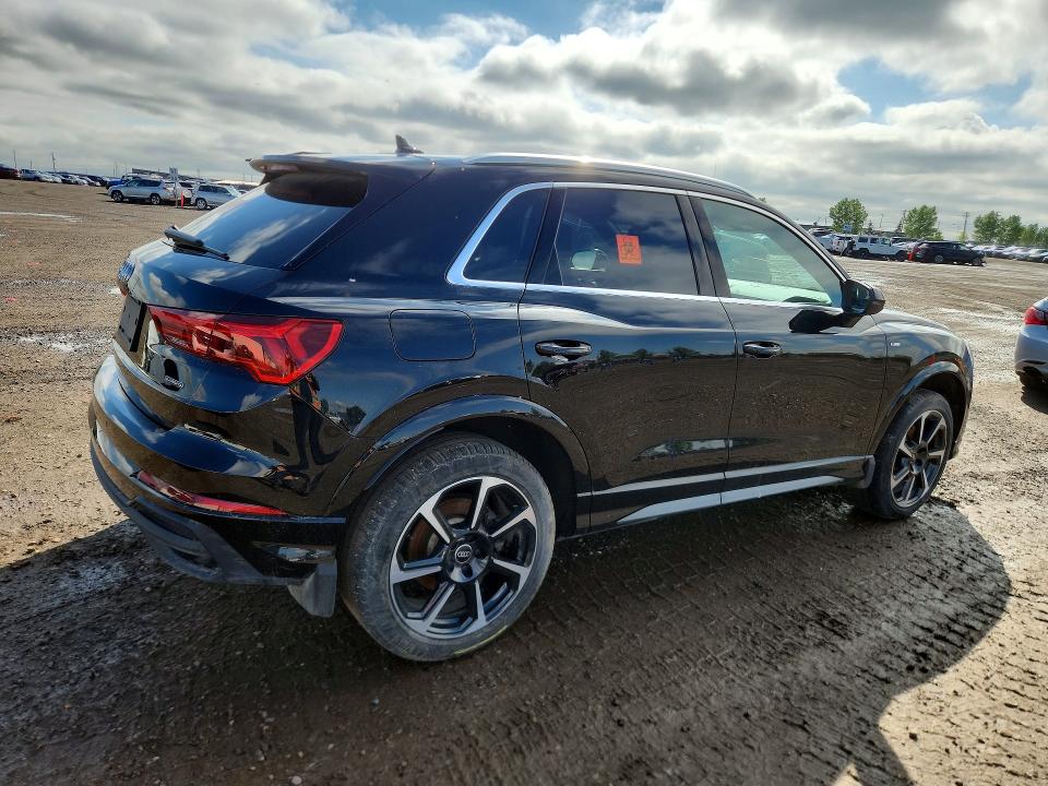 2023 Audi Q3 VIN WA1EECF31P1129163 COPART salvage auction — VANDALISM, AB - BOS - ACTIVE, sold $6,700 on 2026-07-21 (photo 3)