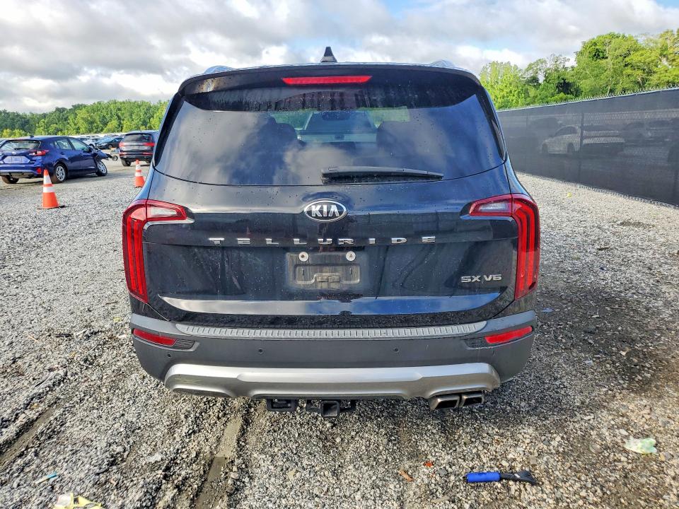 2020 Kia Telluride VIN 5XYP54HC6LG042340 COPART salvage auction — SIDE, Sc - Cert Of Title-Salvage (P), sold $9,400 on 2026-07-13 (photo 6)