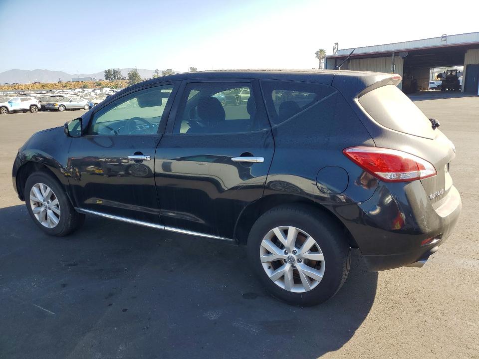 2012 Nissan Murano VIN JN8AZ1MU9CW101315 COPART salvage auction — SIDE, Ca - Lien Papers-Clean Or Ac, sold $450 on 2026-07-08 (photo 2)