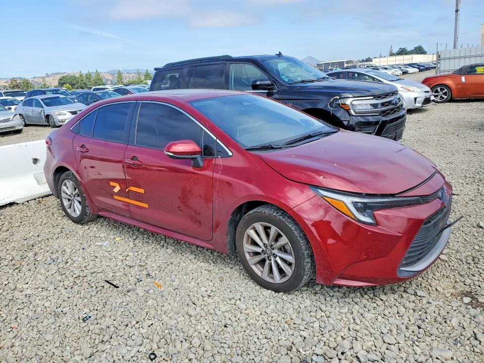 2025 Toyota VIN JTDBCMFEXS3070309 COPART salvage auction — SIDE, Ca - Salvage Certificate, sold $8,100 on 2026-07-21 (photo 4)