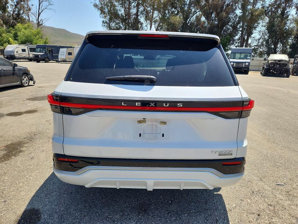 2024 Lexus Tx VIN 5TDABAB6XRS001835 COPART salvage auction — FRONT END, Ca - Salvage Certificate, sold $17,300 on 2026-07-28 (photo 6)