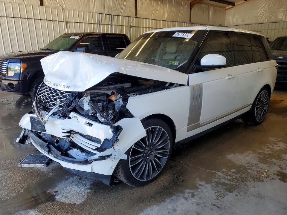 2022 Land rover RANGE ROVER VIN SALGS2RUXNA470766 COPART salvage auction — FRONT END, Pa - Certificate Of Salvage, sold $15,000 on 2026-07-15 (photo 1)