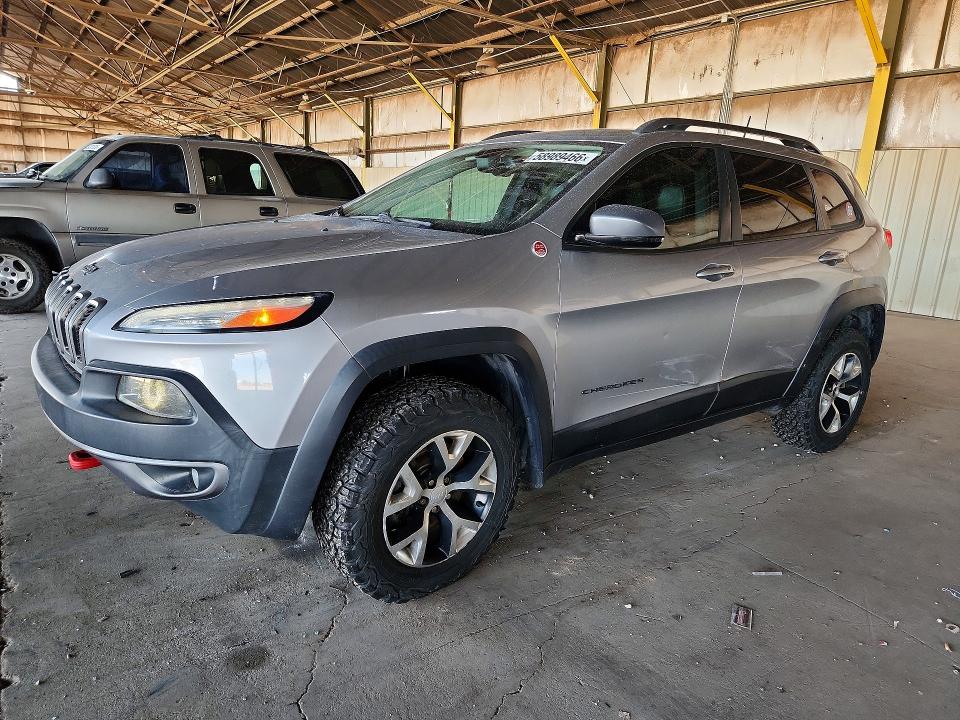 2017 Jeep Cherokee VIN 1C4PJMBS9HW665182 COPART salvage auction — UNDERCARRIAGE, Mt - Certificate Of Title, sold $2,900 on 2026-07-20 (photo 1)