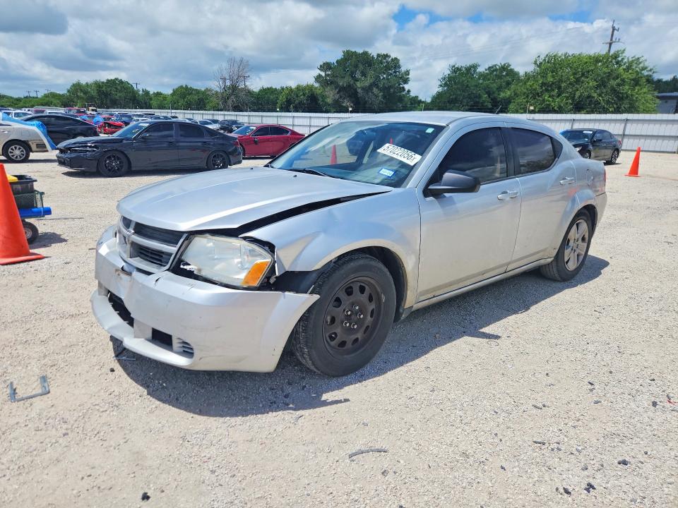 2010 Dodge Avenger VIN 1B3CC4FB2AN150637 COPART salvage auction — FRONT END, Tx - Salvage Vehicle Title, sold $1,250 on 2026-07-02 (photo 1)