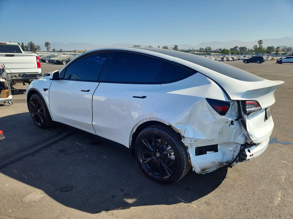 2021 Tesla Model y VIN 5YJYGDEE7MF202643 COPART salvage auction — FRONT END, Ca - Salvage Certificate, sold $8,200 on 2026-07-27 (photo 2)