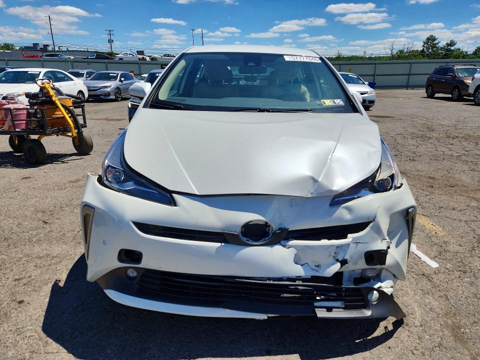 2019 Toyota Prius VIN JTDL9RFU8K3006728 COPART salvage auction — FRONT END, Pa - Certificate Of Salvage, sold $6,100 on 2026-07-31 (photo 5)