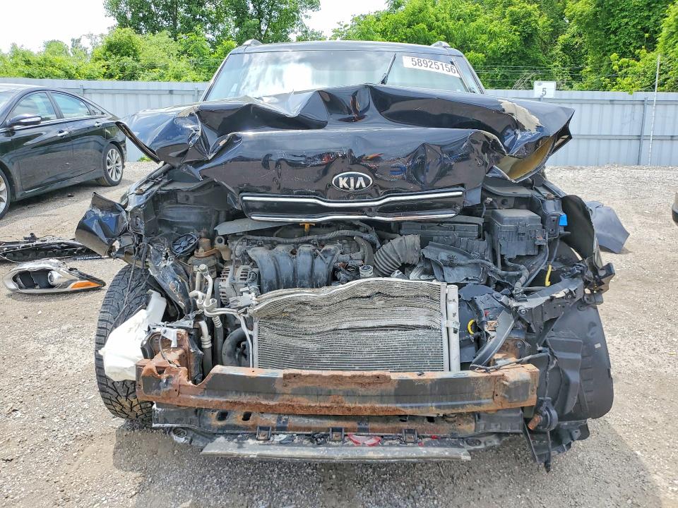 2017 Kia Soul VIN KNDJP3A55H7477263 COPART salvage auction — FRONT END, On - Permit Salvage, sold $450 on 2026-07-09 (photo 5)