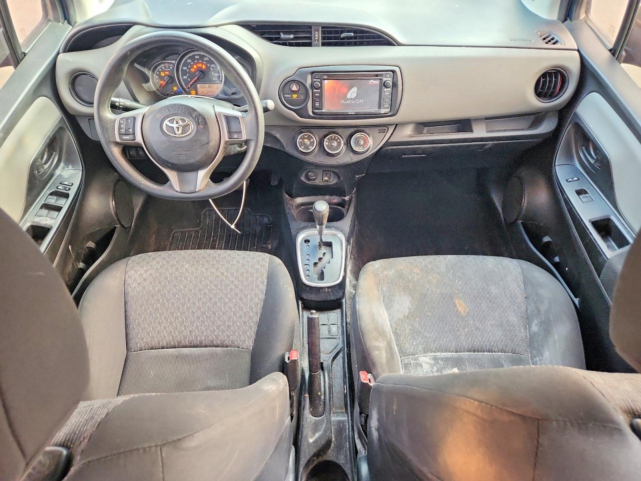 2017 Toyota Yaris VIN VNKKTUD32HA083374 COPART salvage auction — Front End, TX - SALVAGE VEHICLE TITLE, sold $3,250 on 2026-07-09 (photo 8)