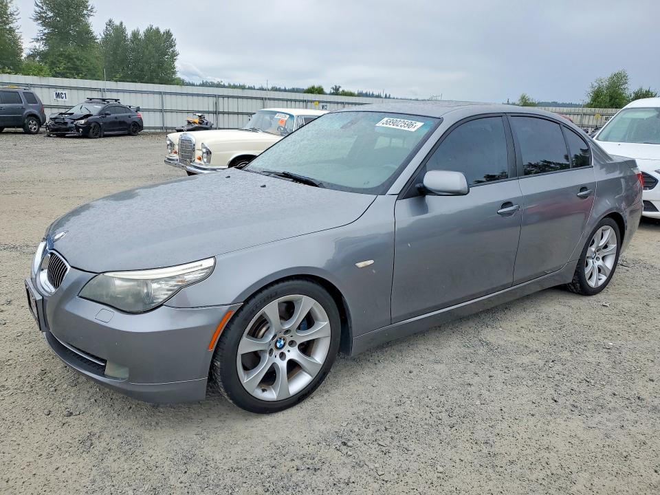 2008 BMW 5 series VIN WBANW13578CZ84451 COPART salvage auction — FRONT END, Wa - Cert Of Ownership-Rebuilt (P), sold $325 on 2026-07-27 (photo 1)