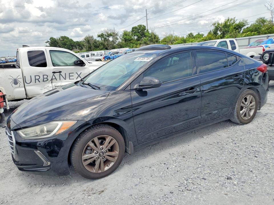 2018 Hyundai VIN KMHD84LFXJU586200 COPART salvage auction — REAR END, FL - CERT OF TITLE SLVG REBUILDABLE, sold $1,950 on 2026-07-14 (photo 1)
